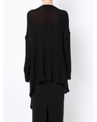 Женский черный вязаный открытый кардиган от Uma Raquel Davidowicz
