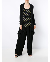 Женский черный вязаный открытый кардиган от Uma Raquel Davidowicz