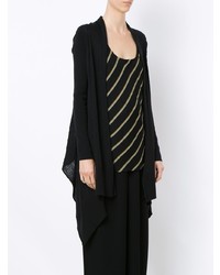 Женский черный вязаный открытый кардиган от Uma Raquel Davidowicz