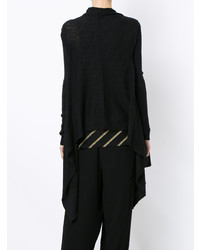 Женский черный вязаный открытый кардиган от Uma Raquel Davidowicz