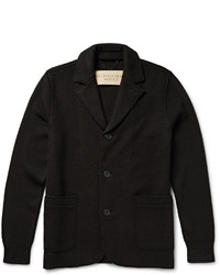 Мужской черный вязаный пиджак от Burberry