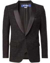 Мужской черный вязаный пиджак от Comme des Garcons