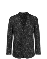 Мужской черный вязаный пиджак от Dolce & Gabbana