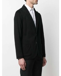 Мужской черный вязаный пиджак от Lardini
