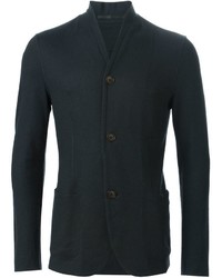 Мужской черный вязаный пиджак от Giorgio Armani