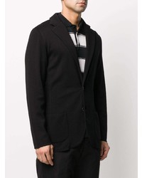 Мужской черный вязаный пиджак от Lardini