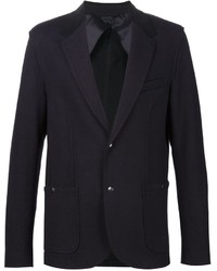 Мужской черный вязаный пиджак от Lanvin