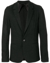 Мужской черный вязаный пиджак от Lanvin