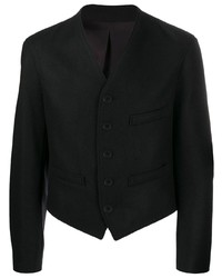 Мужской черный вязаный пиджак от Lemaire
