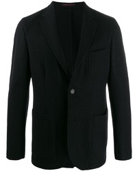 Мужской черный вязаный пиджак от The Gigi