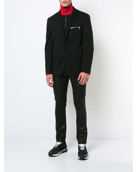 Мужской черный вязаный пиджак от Versace