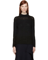 Женский черный вязаный свитер из мохера от 3.1 Phillip Lim