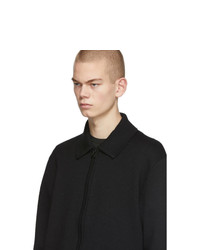 Мужской черный вязаный свитер на молнии от Rag and Bone