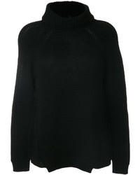 Женский черный вязаный свитер от Blugirl