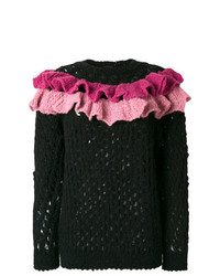 Женский черный вязаный свитер от Boutique Moschino