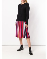 Женский черный вязаный свитер от Woolrich