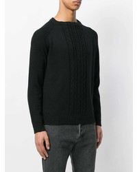 Мужской черный вязаный свитер от Philipp Plein