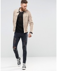 Мужской черный вязаный свитер от Asos