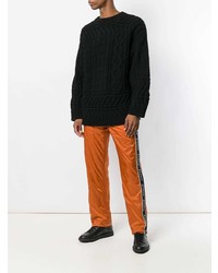 Мужской черный вязаный свитер от Études