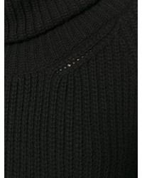 Женский черный вязаный свитер от Blugirl