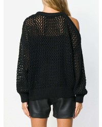 Женский черный вязаный свитер от IRO