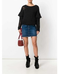 Женский черный вязаный свитер от IRO