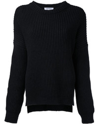 Женский черный вязаный свитер от Enfold