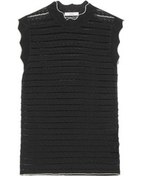 Женский черный вязаный свитер от Erdem