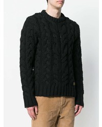 Мужской черный вязаный свитер от Neighborhood