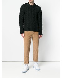 Мужской черный вязаный свитер от Neighborhood