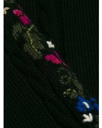 Мужской черный вязаный свитер от Saint Laurent
