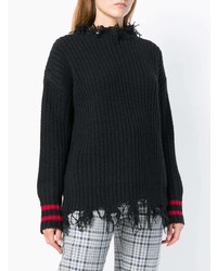 Женский черный вязаный свитер от Pinko