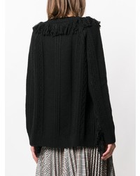 Женский черный вязаный свитер от Twin-Set