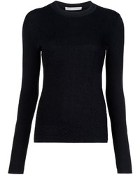 Женский черный вязаный свитер от Jason Wu