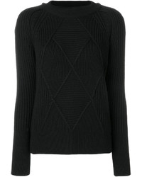 Женский черный вязаный свитер от Kenzo