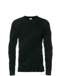 Мужской черный вязаный свитер от Kenzo