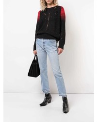 Женский черный вязаный свитер от IRO