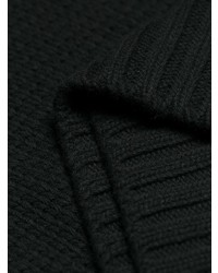 Мужской черный вязаный свитер от Prada