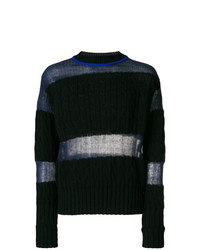 Женский черный вязаный свитер от Maison Margiela