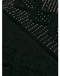 Мужской черный вязаный свитер от Valentino