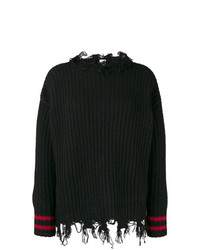 Женский черный вязаный свитер от Pinko