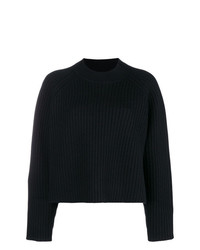 Женский черный вязаный свитер от Proenza Schouler