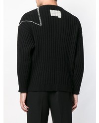 Мужской черный вязаный свитер от A-Cold-Wall*