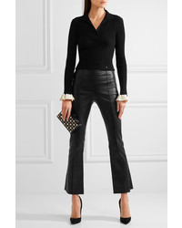 Женский черный вязаный свитер от Esteban Cortazar