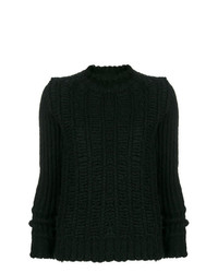 Женский черный вязаный свитер от Rick Owens