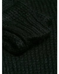 Женский черный вязаный свитер от Prada