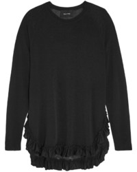 Женский черный вязаный свитер от Simone Rocha