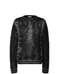 Мужской черный вязаный свитер от Valentino