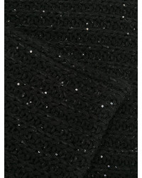 Женский черный вязаный шарф от Nude