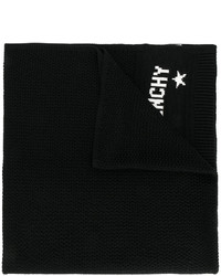 Женский черный вязаный шарф от Givenchy
